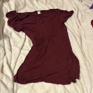 Old Navy Red Tunic Top